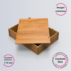 Online design tool for Packing Box | custom dimension laser cut file DXF, AI, CDR | Box4U