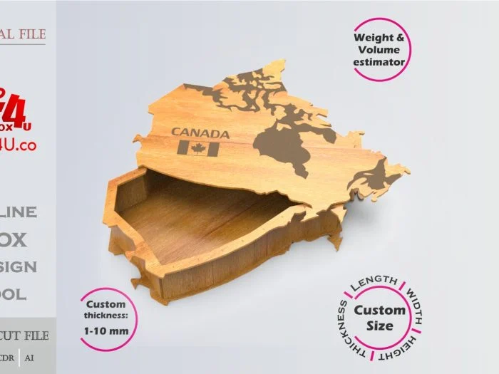 Canada Map Box