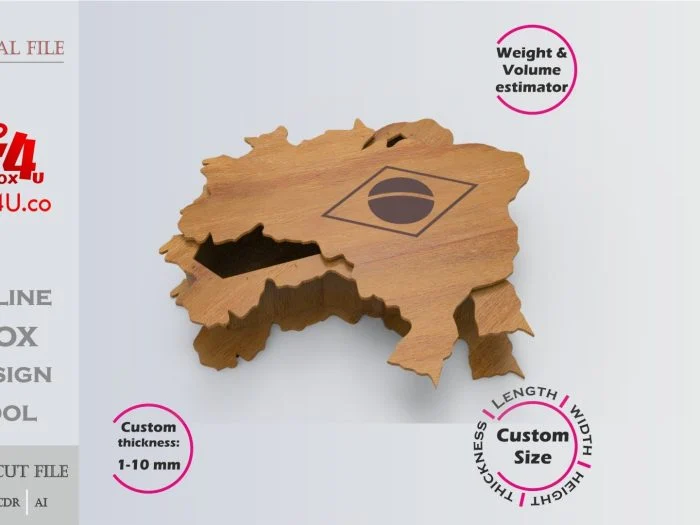 Brazil Map Box