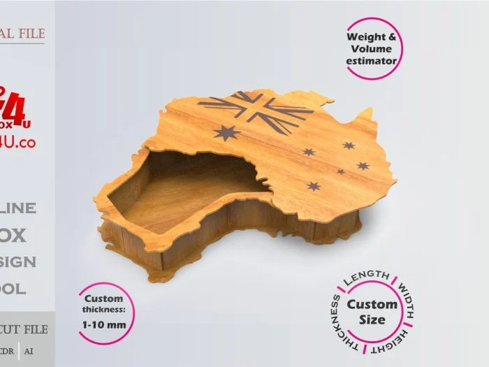Australia Map Box