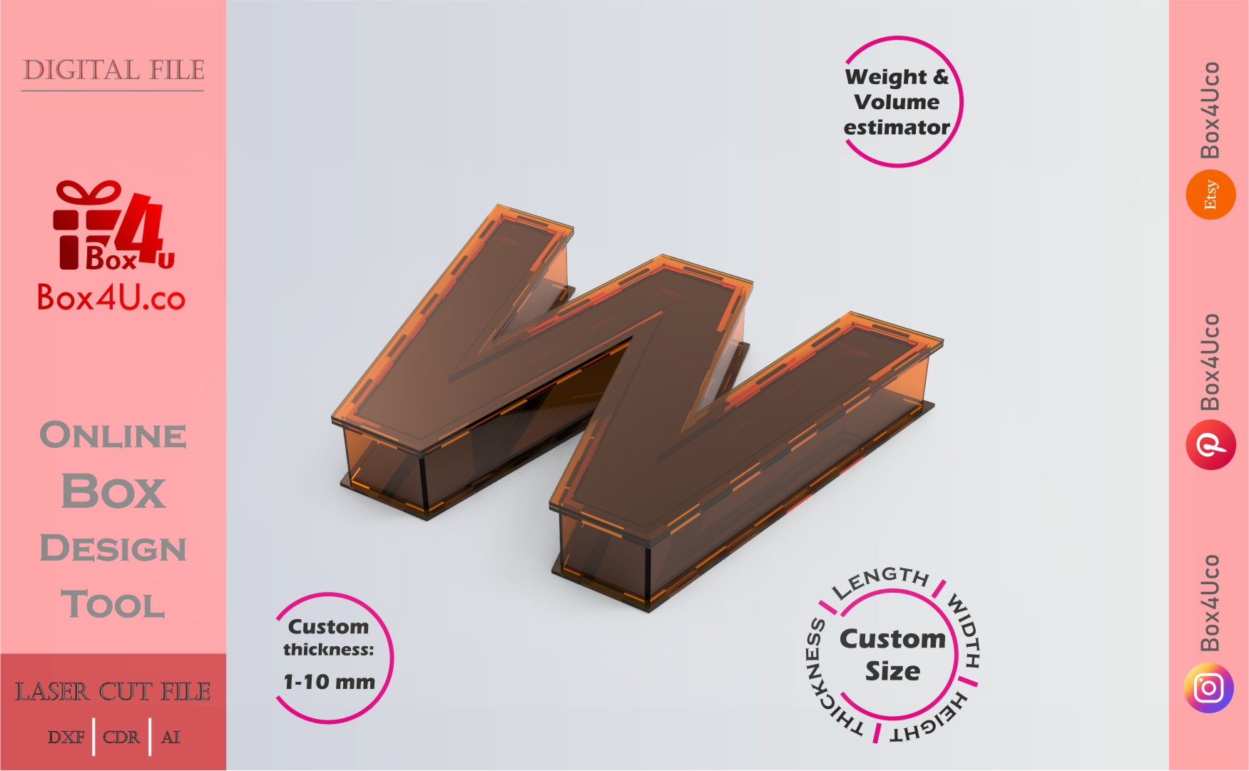 Letter W Box - Image 2