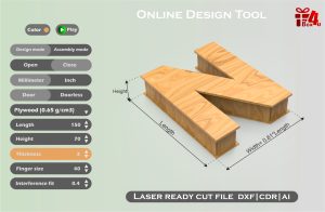 how to design a letter box online? using Box4u design tool