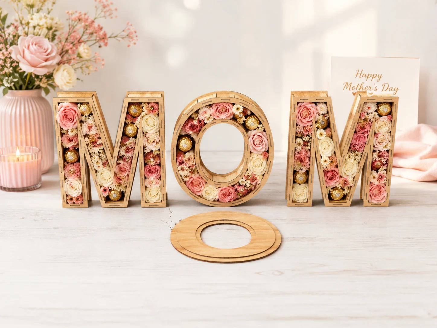 MOM Box Laser Cut File | 3 Sizes