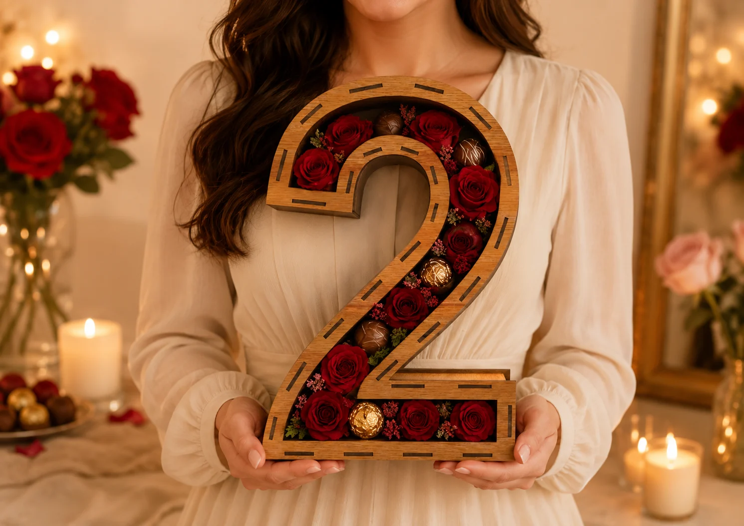 Number 2 Box Laser Cut File | 3 Sizes